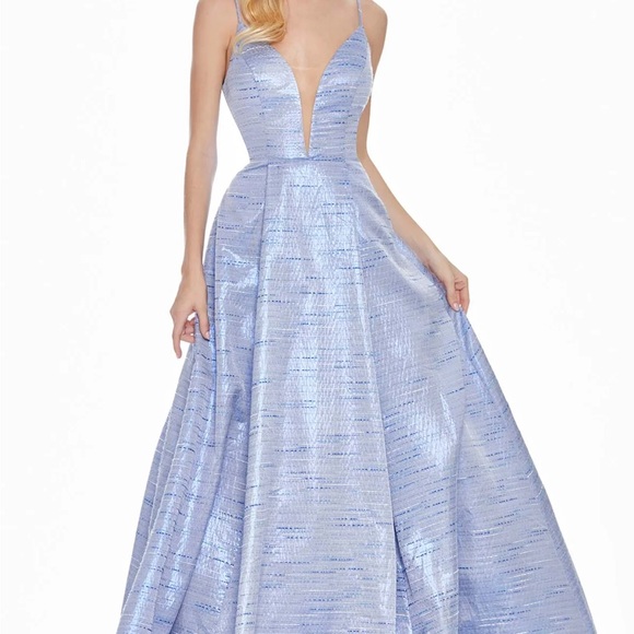 AshleyLauren Blue Gown